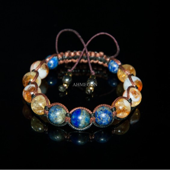 Lapis Lazuli ve Sitrin Taşlı Erkek Bileklik – İç Bilgelik, Pozitif Enerji ve Zihinsel Denge Lapis Lazuli ve Sitrin Taşlı Erkek Bileklik – İç Bilgelik, Pozitif Enerji ve Zihinsel Denge