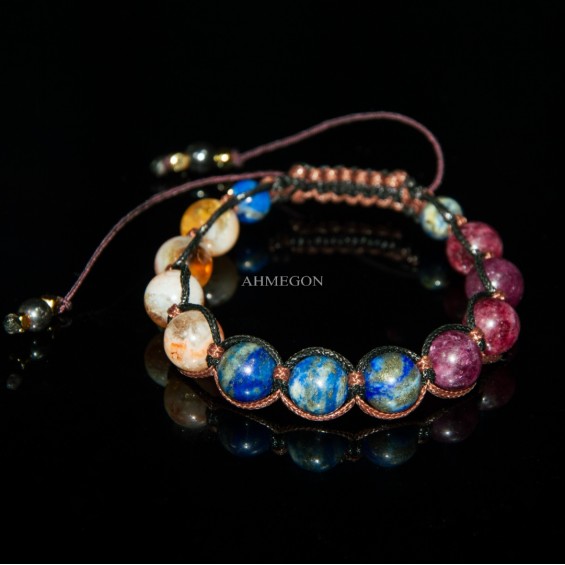 Lapis Lazuli, Çilek Taşı ve Sitrin Taşlı Erkek Bileklik – Bilgelik, Duygusal Arınma ve Enerji Canlılığı Lapis Lazuli, Çilek Taşı ve Sitrin Taşlı Erkek Bileklik – Bilgelik, Duygusal Arınma ve Enerji Canlılığı