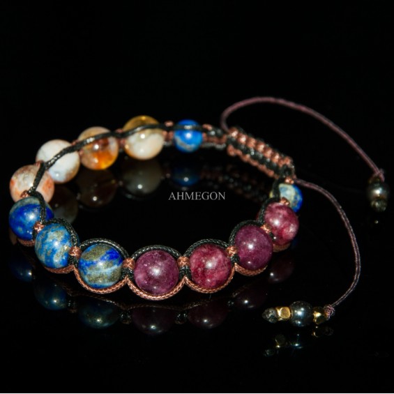 Lapis Lazuli, Çilek Taşı ve Sitrin Taşlı Erkek Bileklik – Bilgelik, Duygusal Arınma ve Enerji Canlılığı Lapis Lazuli, Çilek Taşı ve Sitrin Taşlı Erkek Bileklik – Bilgelik, Duygusal Arınma ve Enerji Canlılığı