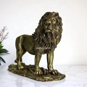 Dekorasyonda Cesaret ve Kararlılığın İfadesi: Aslan Heykeli