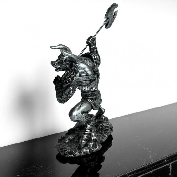Minotaur Biblo Figür Heykel Dekoru Minotaur Biblo Figür Heykel Dekoru