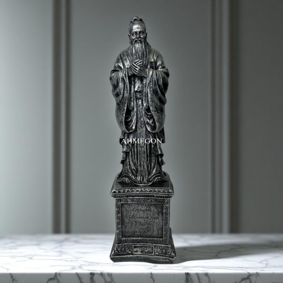 Confucius - Konfüçyüs Biblosu Heykeli Büstü Figürü Confucius - Konfüçyüs Biblosu Heykeli Büstü Figürü