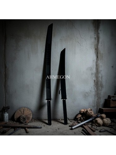 SİYAH KATANA SET 90-70CM