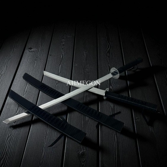 SİYAH KATANA SET 90-70CM SİYAH KATANA SET 90-70CM