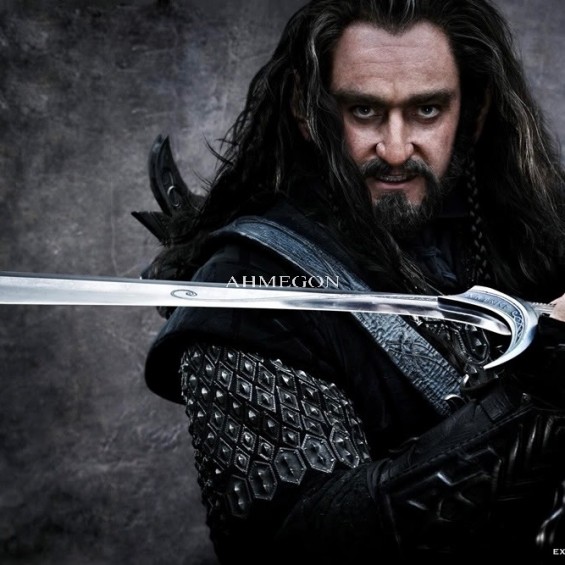 Yüzüklerin Efendisi Hobbit  Thorin Meşe Kalkan Orcrist Ork - Goblin Öldüren Kılıcı