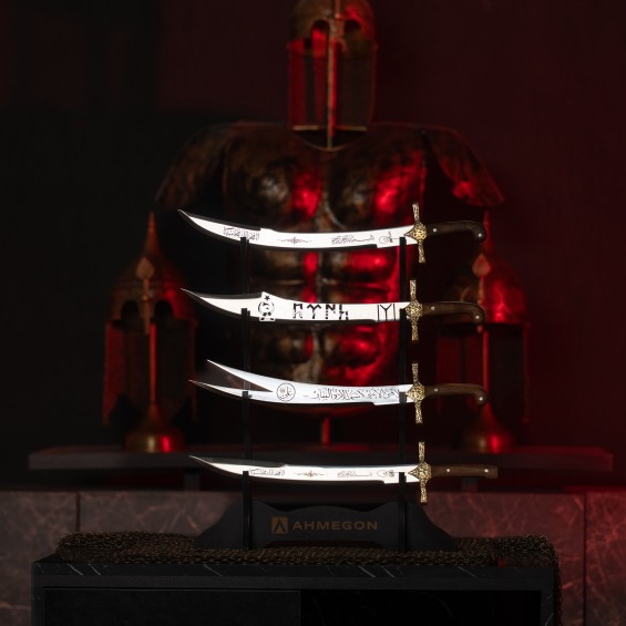 4'LÜ MİNYATÜR KILIÇ SETİ 50CM