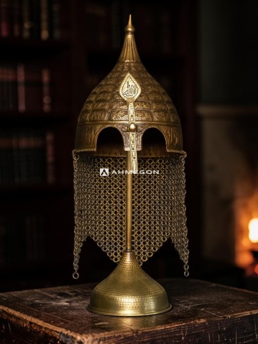 Fatih Sultan Mehmet Miğferi – El Yapımı Pirinç