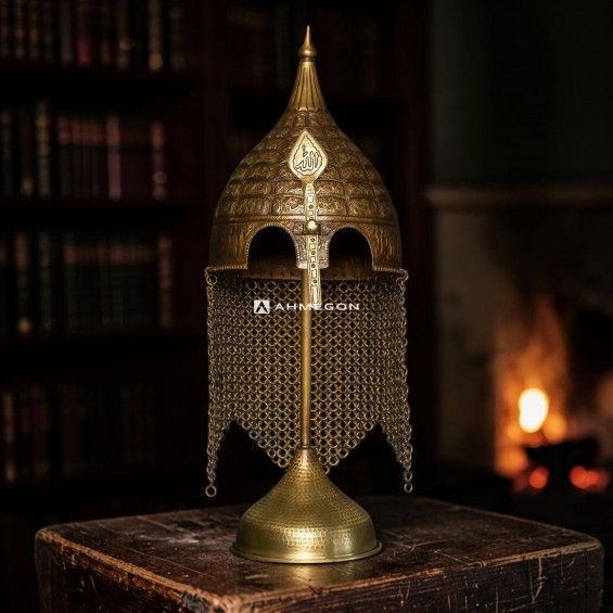 Fatih Sultan Mehmet Miğferi – El Yapımı Pirinç