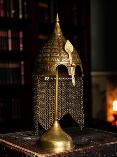 Fatih Sultan Mehmet Miğferi – El Yapımı Pirinç