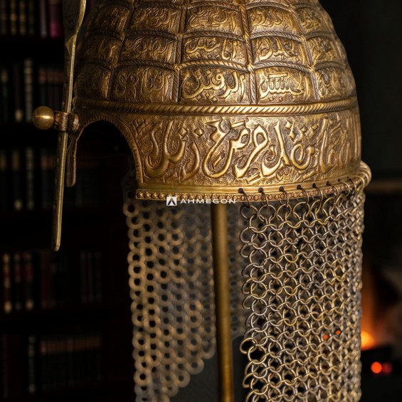 Fatih Sultan Mehmet Miğferi – El Yapımı Pirinç