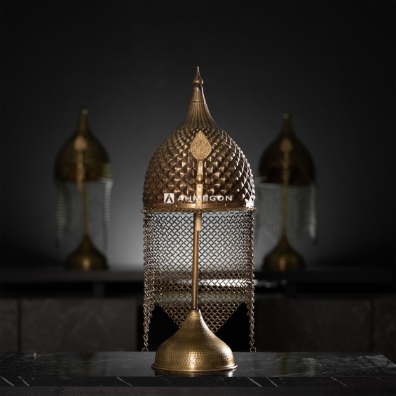 Osmanlı Savaş Miğferi – El Yapımı Pirinç