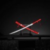 KATANA KIRMIZI BEYAZ 90CM