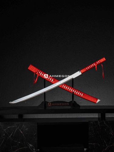 KATANA KIRMIZI BEYAZ 90CM