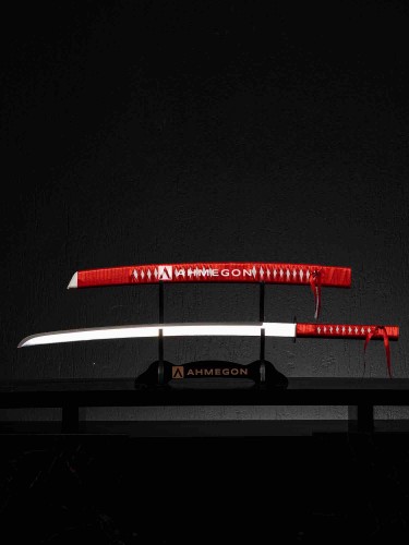 KATANA KIRMIZI BEYAZ 90CM