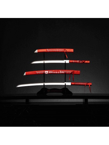 KIRMIZI BEYAZ KATANA SET KIRMIZI BEYAZ KATANA SET
