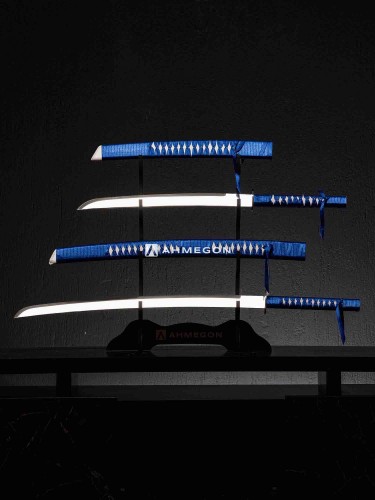 Mavi Katana Kılıç Seti 90–70 cm