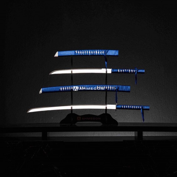 Mavi Katana Kılıç Seti 90–70 cm