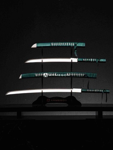 Yeşil Katana Kılıç Seti 90–70 cm