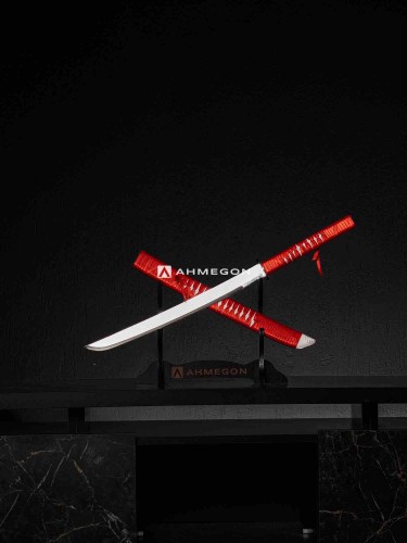 KATANA KIRMIZI BEYAZ 70CM