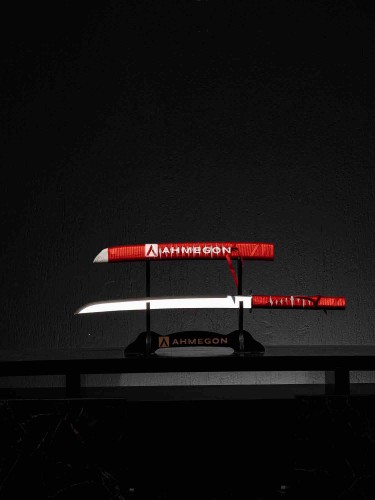 KATANA KIRMIZI BEYAZ 70CM