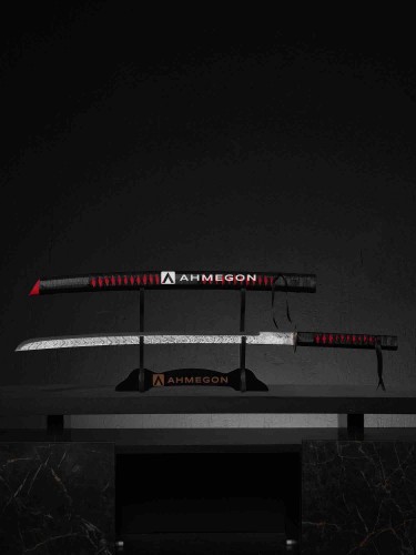 DAMASCUS KATANA (ÖZEL STANDLI)