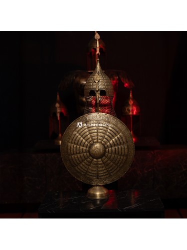 Fatih Sultan Mehmet Kalkan ve Miğfer Seti – El Yapımı