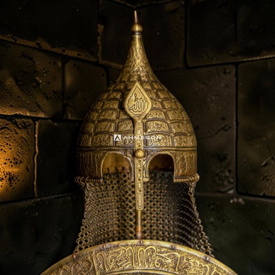 Fatih Sultan Mehmet Kalkan ve Miğfer Seti – El Yapımı