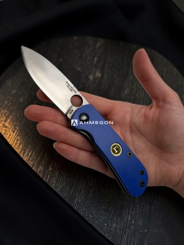 AHMEGON® Çakı 41 – Mavi Saplı Kompakt Katlanır Çakı