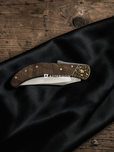 AHMEGON® Çakı 10 – Ahşap Görünümlü Klasik Katlanır Çakı AHMEGON® Çakı 10 – Ahşap Görünümlü Klasik Katlanır Çakı