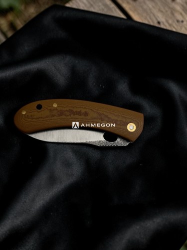 AHMEGON® Çakı 19 – Kahverengi Dokulu Sap Görünümlü Çakı AHMEGON® Çakı 19 – Kahverengi Dokulu Sap Görünümlü Çakı