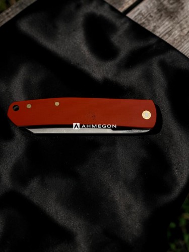 AHMEGON® Çakı 2 – Kırmızı Sap Görünümlü Katlanır Çakı AHMEGON® Çakı 2 – Kırmızı Sap Görünümlü Katlanır Çakı