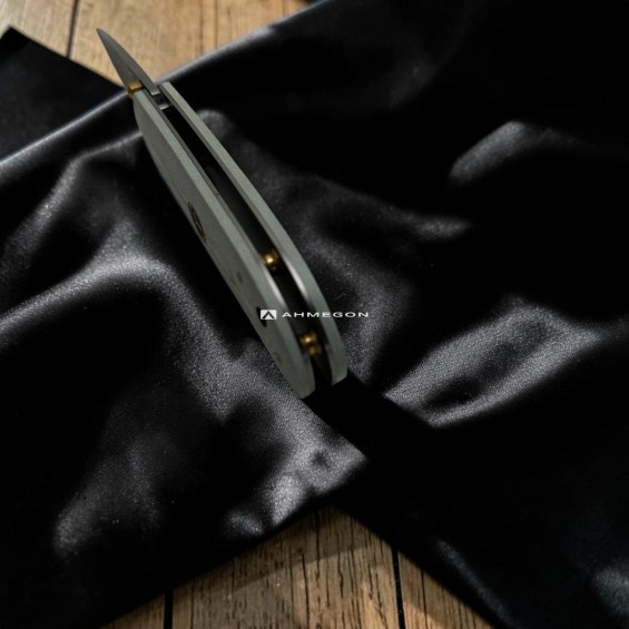 AHMEGON® Çakı 23 – Beyaz Dekoratif Kapalı Çakı