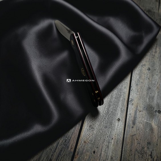 AHMEGON® Çakı 36 – Siyah Saplı Modern Katlanır Çakı