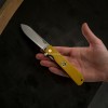 AHMEGON® Çakı 38 – Hardal Sarısı Saplı Katlanır Çakı