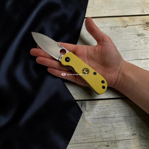 AHMEGON® Çakı 40 – Sarı Delikli Sap Tasarımlı Çakı