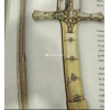 (ÖN SİPARİŞ) TOPKAPI SARAYI 24 AYAR ALTIN İŞLEMELİ FATİH SULTAN MEHMET KILICI 126 CM 