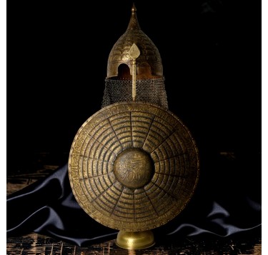 Fatih Sultan Mehmet Kalkan ve Miğfer Seti – El Yapımı