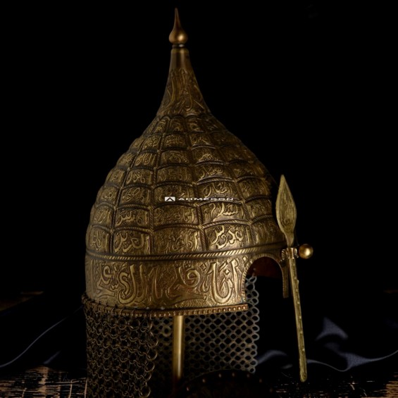 Fatih Sultan Mehmet Kalkan ve Miğfer Seti – El Yapımı