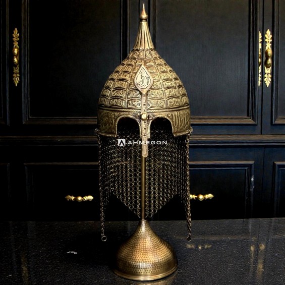 Fatih Sultan Mehmet Kalkan ve Miğfer Seti – El Yapımı