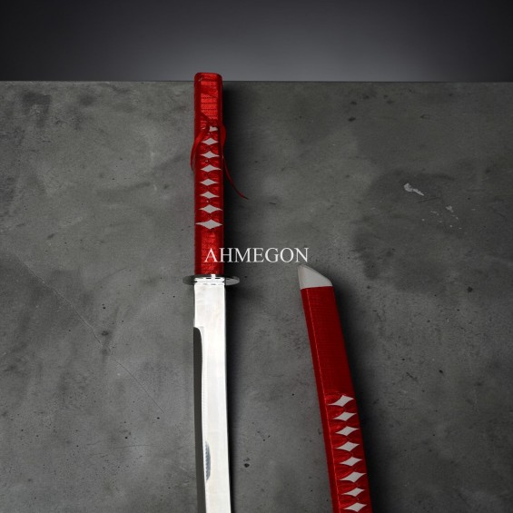 KATANA KIRMIZI BEYAZ 90CM KATANA KIRMIZI BEYAZ 90CM