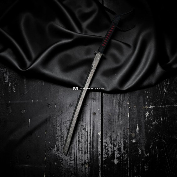 DAMASCUS KATANA (ÖZEL STANDLI)