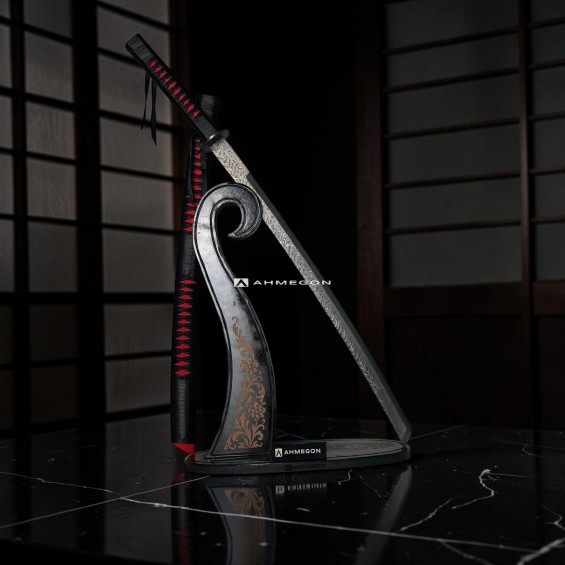 DAMASCUS KATANA (ÖZEL STANDLI)