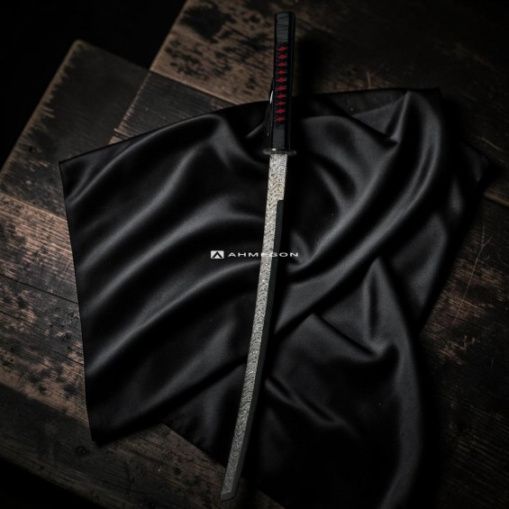 DAMASCUS KATANA (ÖZEL STANDLI)