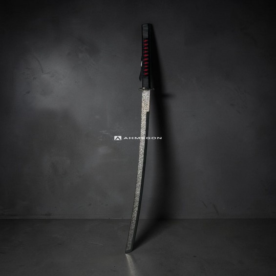 DAMASCUS KATANA (ÖZEL STANDLI)