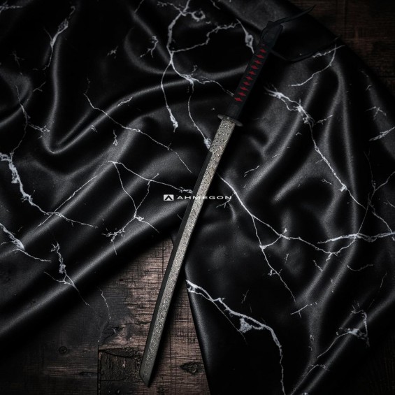 DAMASCUS KATANA (ÖZEL STANDLI)