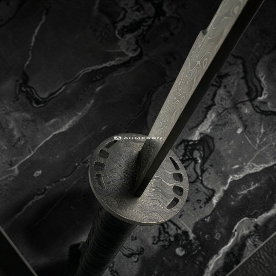 DAMASCUS KATANA (ÖZEL STANDLI)